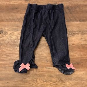*** little 24M pants with pink bows ***